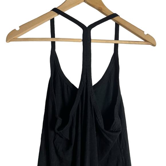 J.Crew Black Relaxed Cotton Slub Sleeveless Tank Mini Dress Size Small - Picture 9 of 10